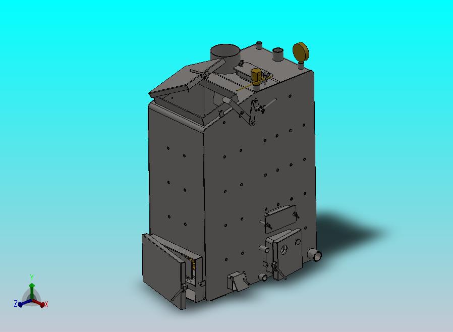 15 kW固体燃料燃烧器 _锅炉 _炉灶
