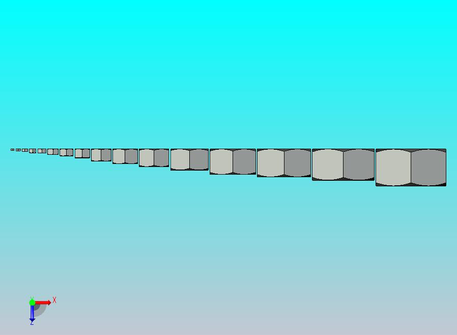 M2 ISO  M56螺母