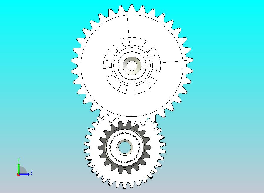 经典125变速器6速部分