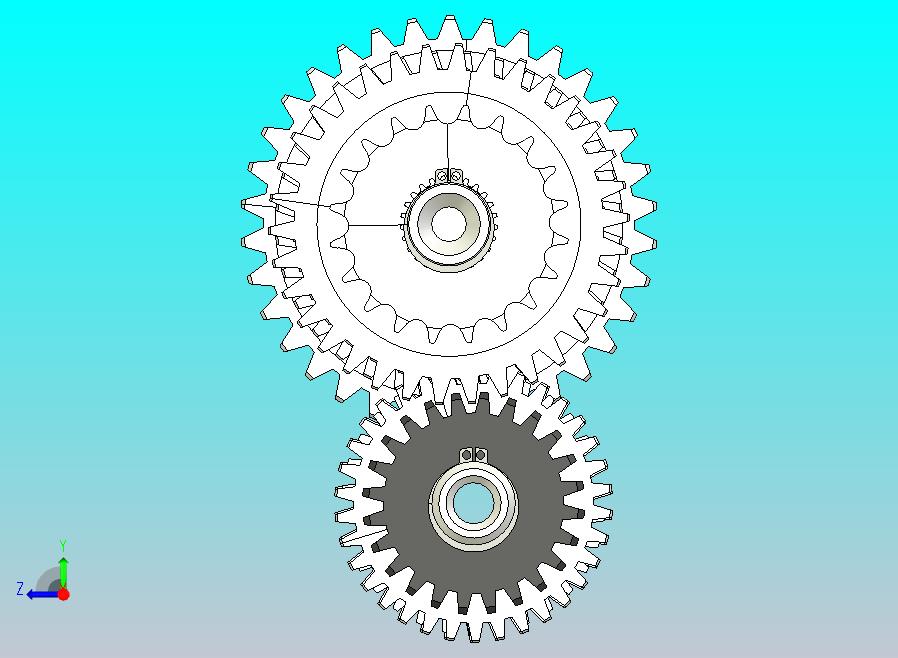 经典125变速器6速部分