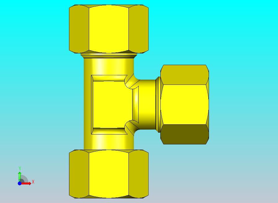 可调公螺柱三通螺柱桶p-elvd-12-l