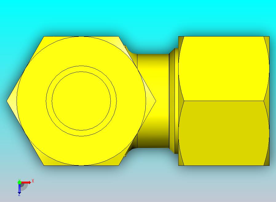 可调公螺柱三通螺柱桶p-elvd-12-l