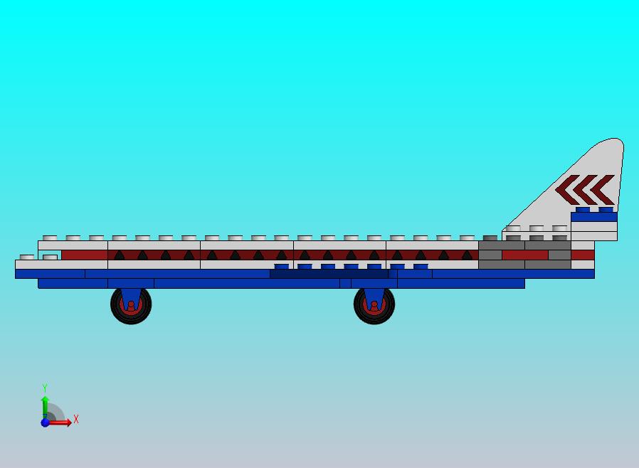 乐高687 Caravelle飞机