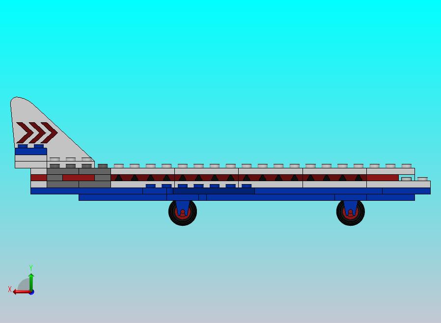 乐高687 Caravelle飞机