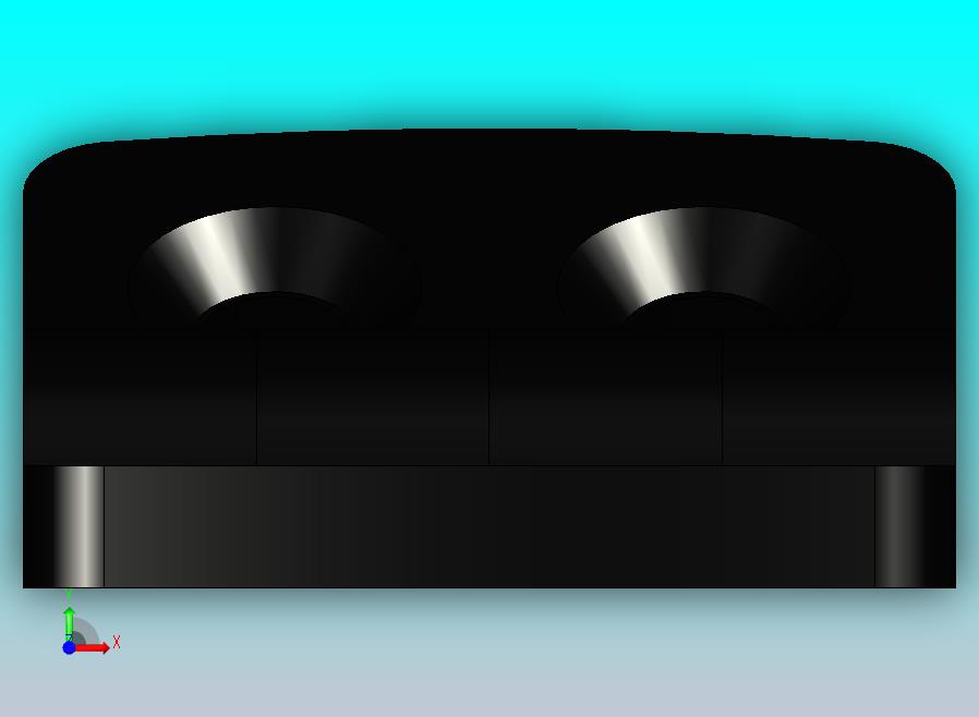与V型槽型材兼容的塑料铰链。M5埋头螺栓