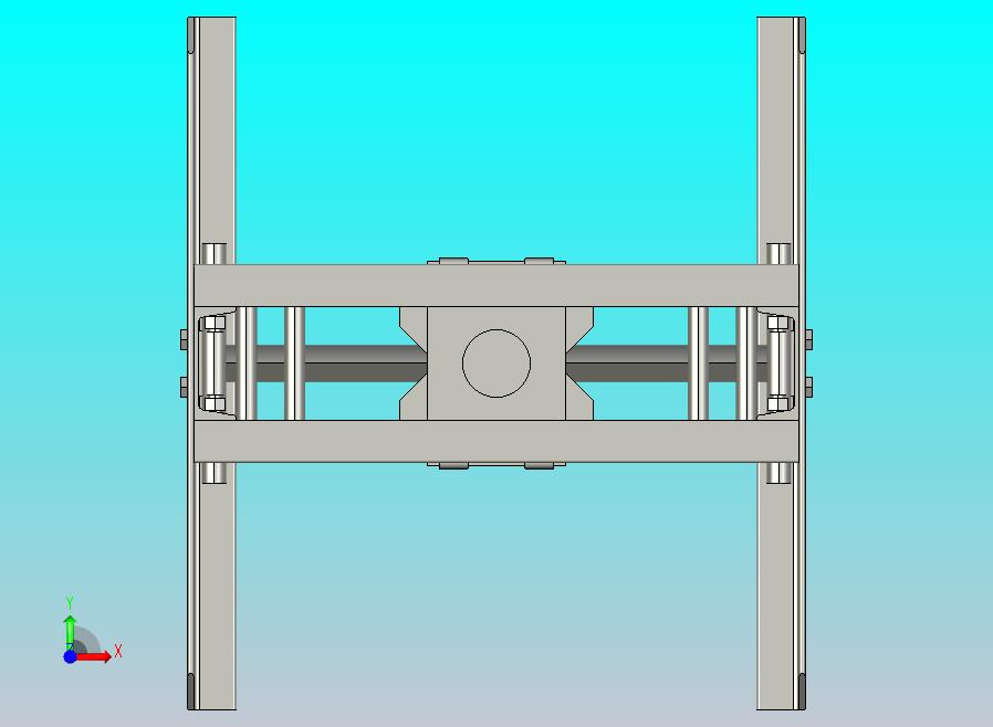20吨液压机模型