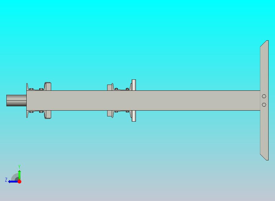 20吨液压机模型