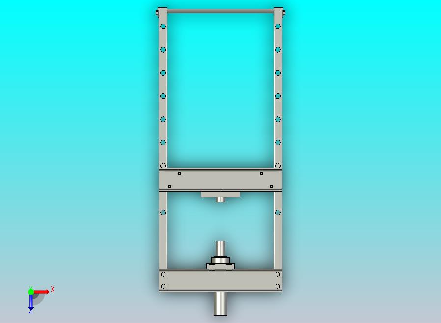 20吨液压机模型