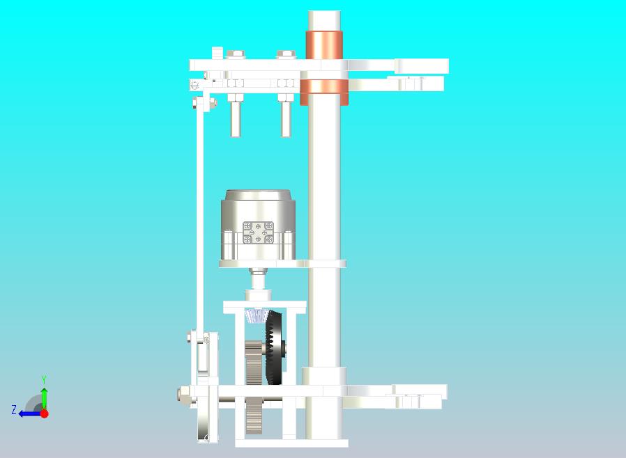 爬杆作业机器人