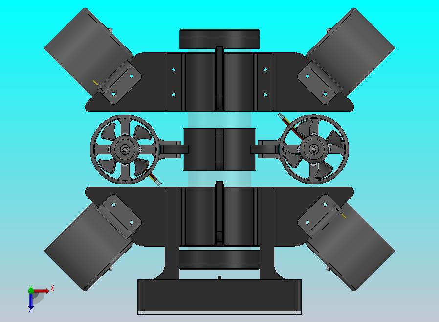 带有3D可打印推进器的ROV