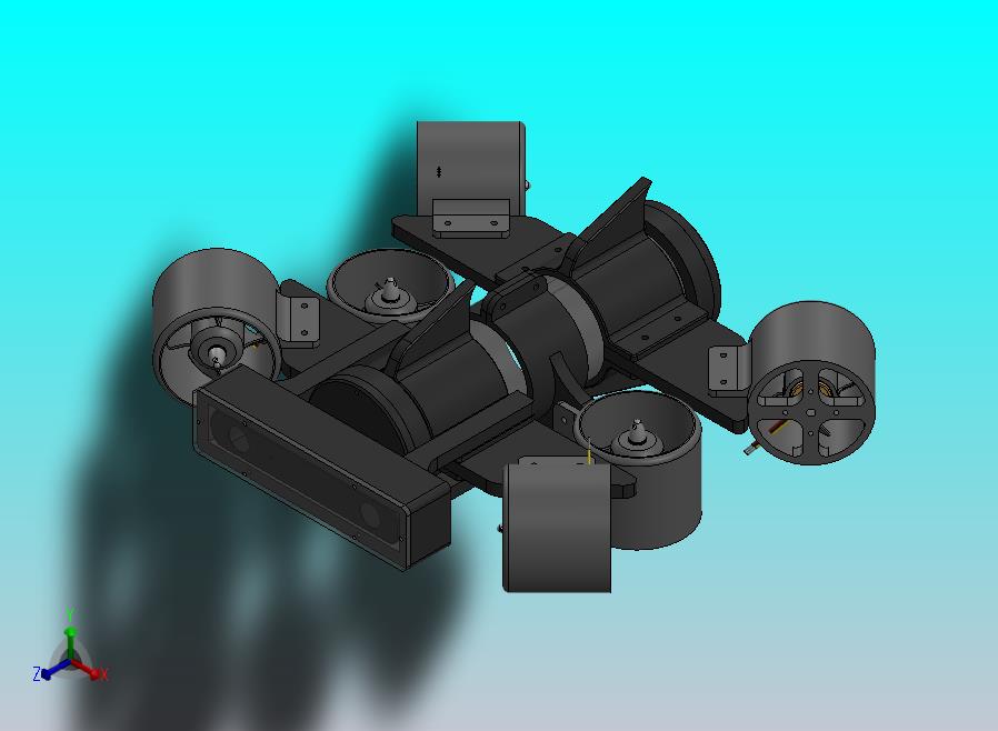 带有3D可打印推进器的ROV