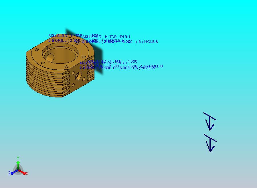 垂直斯特林引擎_ 3D CAD模型（CREO参数）