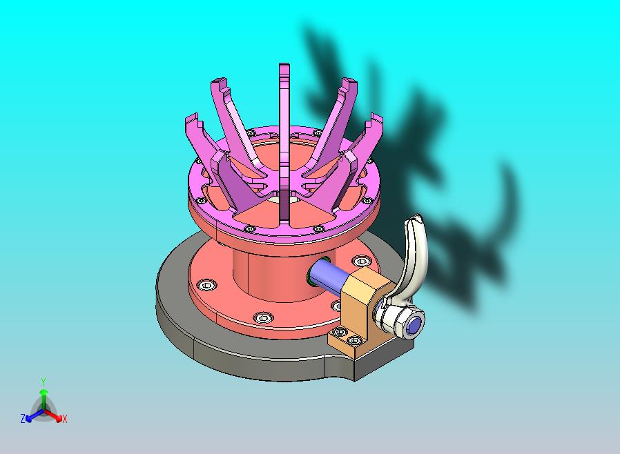 固定装置-801 diaphragm夹紧
