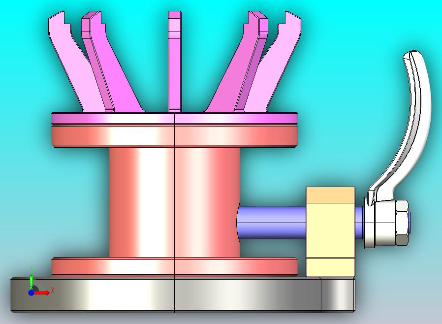 固定装置-801 diaphragm夹紧