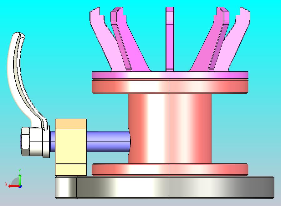 固定装置-801 diaphragm夹紧