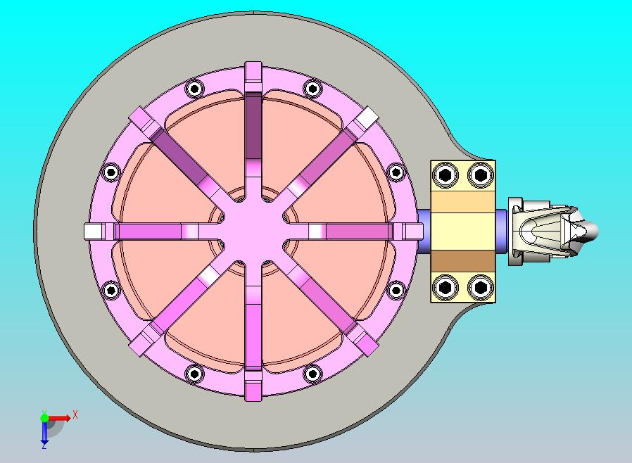 固定装置-801 diaphragm夹紧