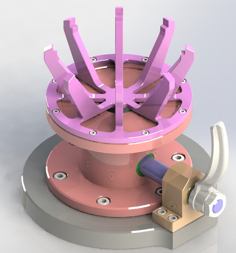 固定装置-801 diaphragm夹紧
