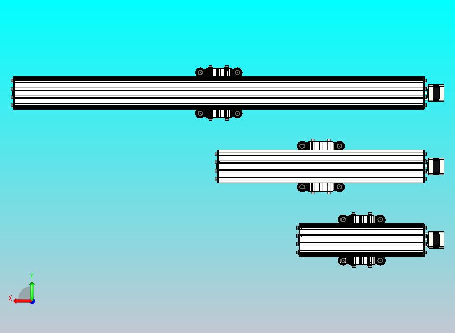v型槽直线运动-02型300毫米 500毫米 1000毫米