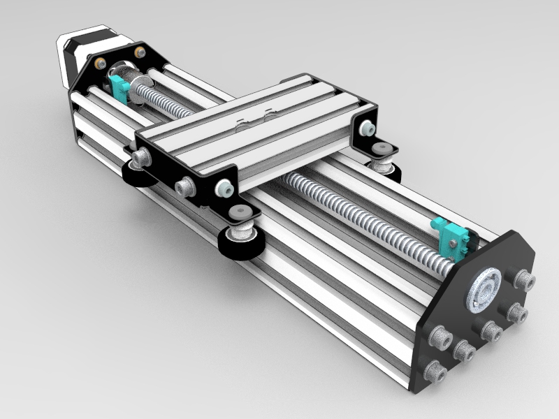 v型槽直线运动-02型300毫米 500毫米 1000毫米