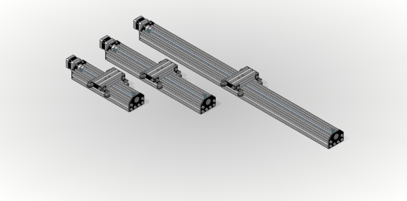 v型槽直线运动-02型300毫米 500毫米 1000毫米