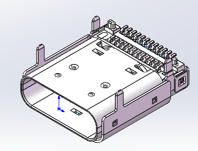USB Type-C 24针SMT类型 外壳