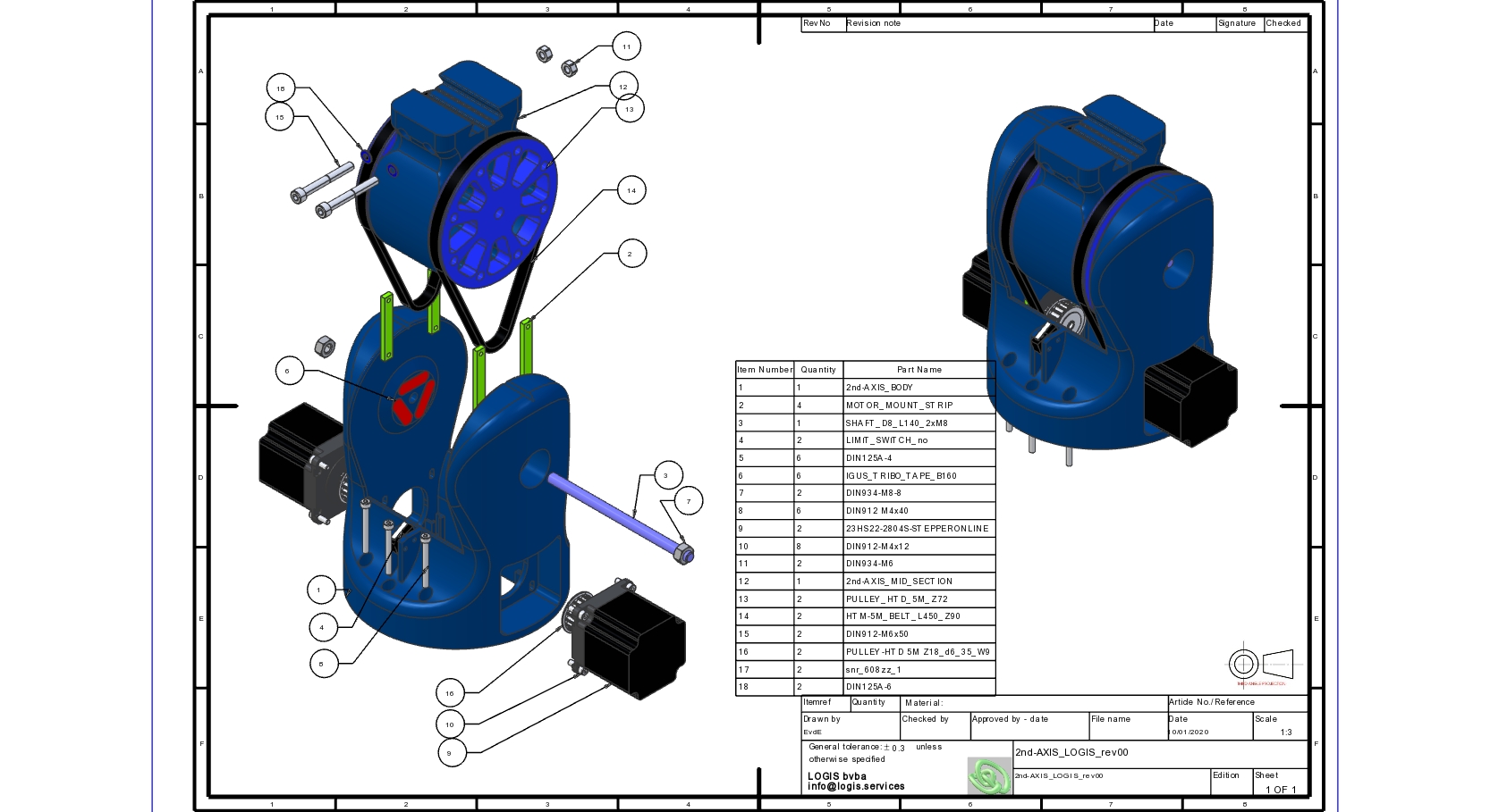 机器人remix-of-the-moveo-6-axis-robot-arm