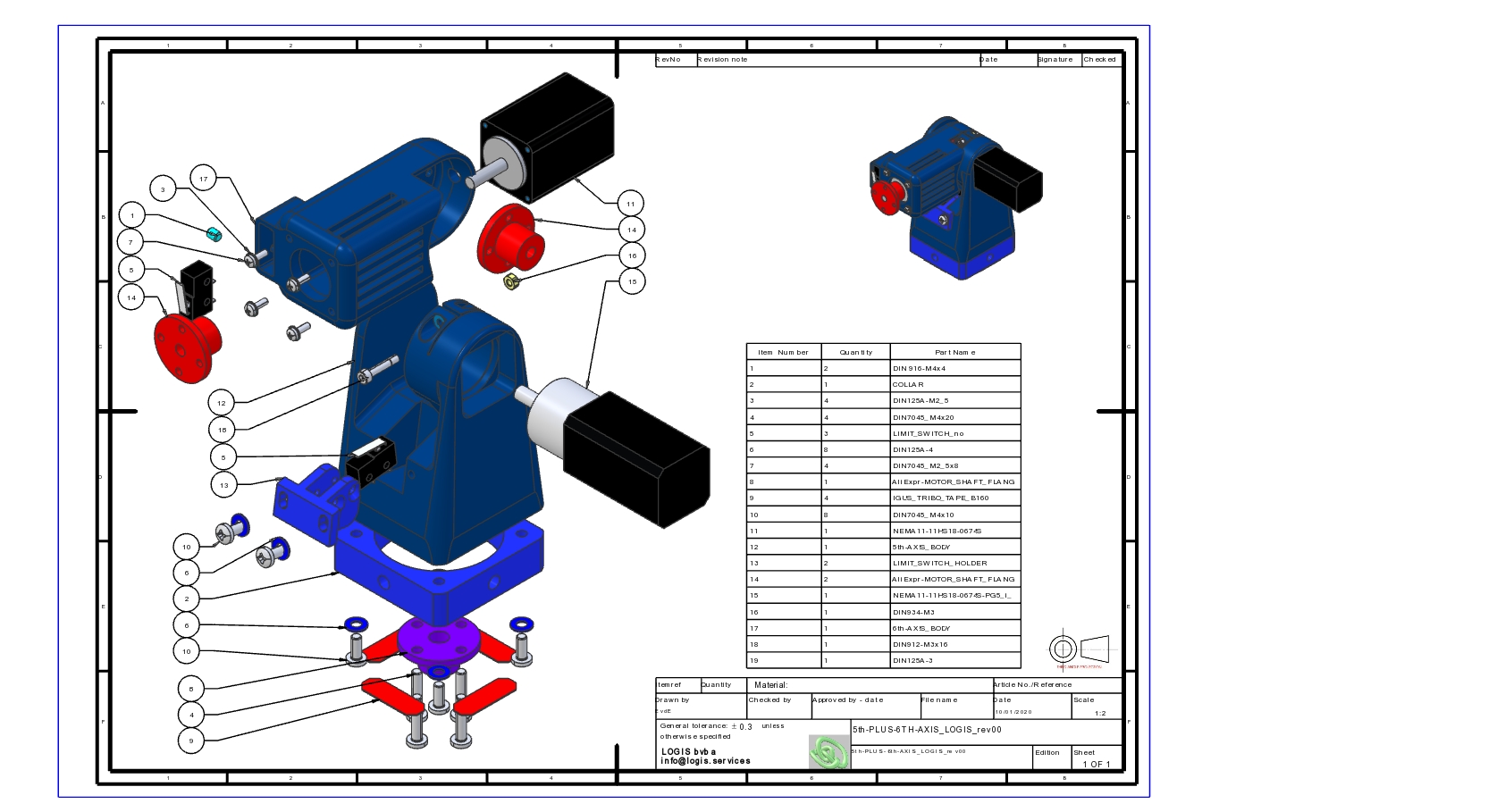 机器人remix-of-the-moveo-6-axis-robot-arm