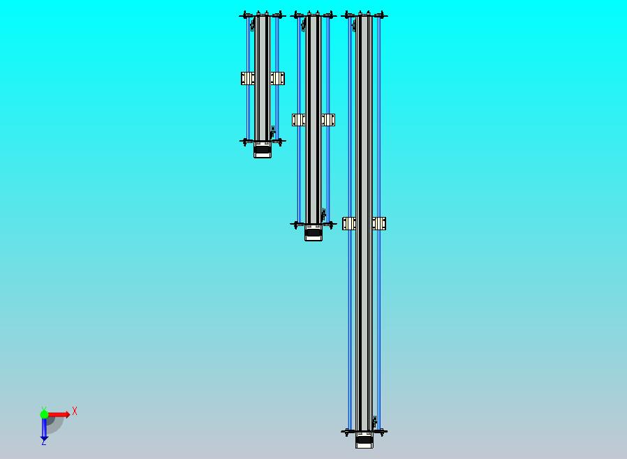 铝型材20x40线性运动300毫米 500毫米 1000毫米
