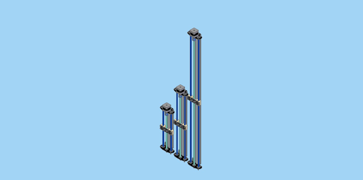 铝型材20x40线性运动300毫米 500毫米 1000毫米