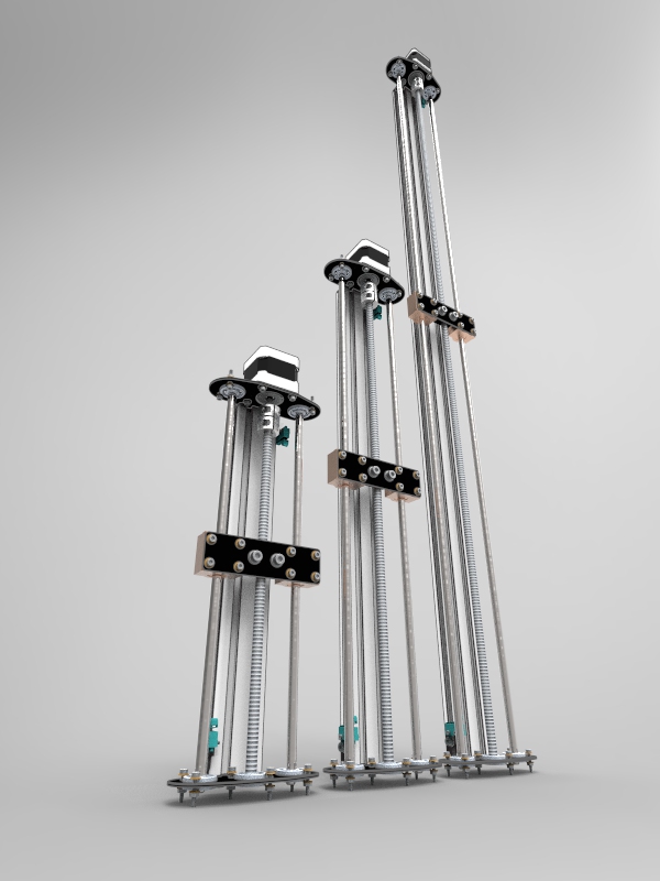 铝型材20x40线性运动300毫米 500毫米 1000毫米