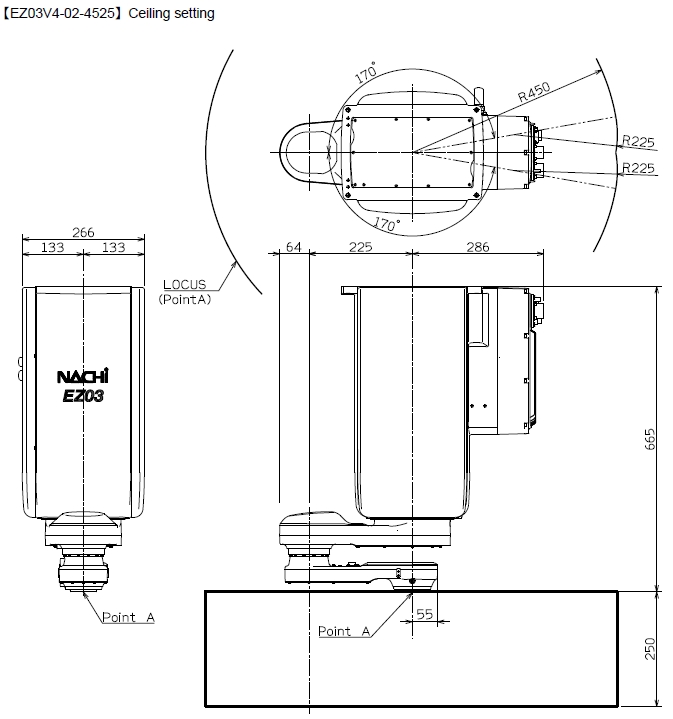 那智机器人机械臂nachi ez03 4axis scara robot