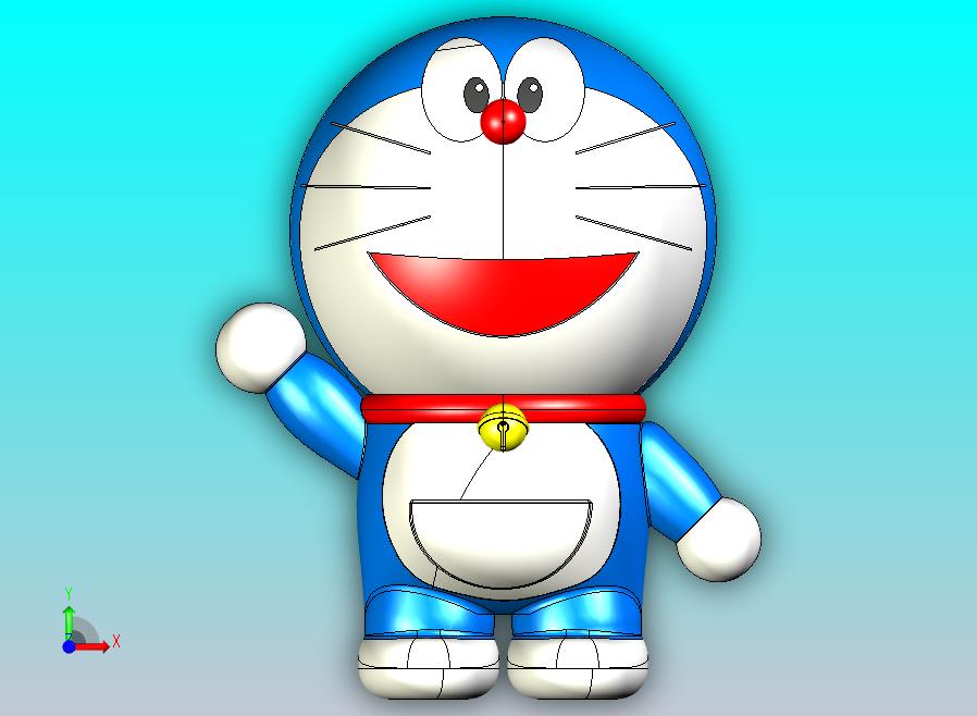 哆啦A梦 3D模型