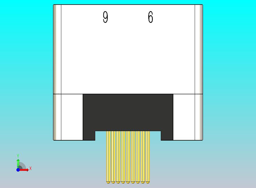 J63A系列微型螺纹紧固垂直安装PCB连接器，插座