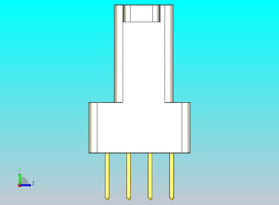J63A系列微型螺纹紧固垂直安装PCB连接器，插座