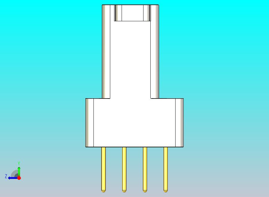 J63A系列微型螺纹紧固垂直安装PCB连接器，插座