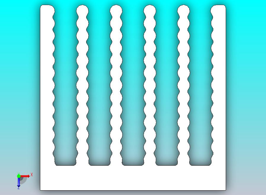 散热器 100x30x30mm