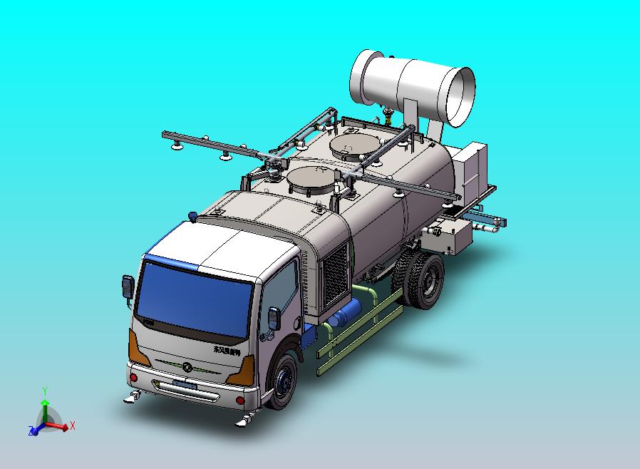 路面清洗抑尘车(带农药喷洒功能）