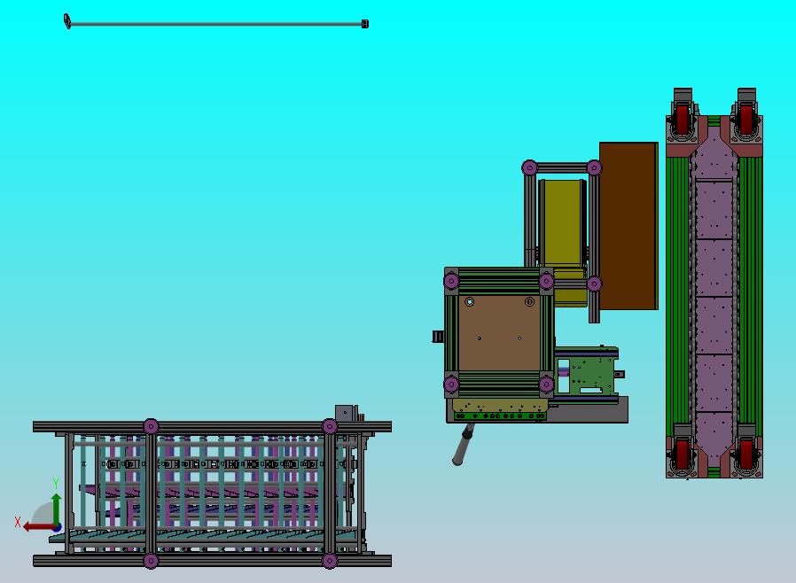 分离拨叉工位3D