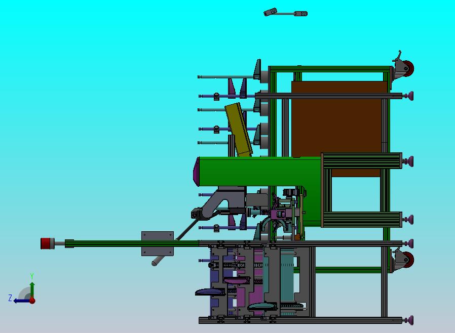 分离拨叉工位3D