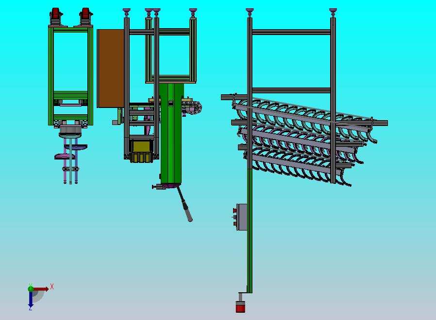 分离拨叉工位3D