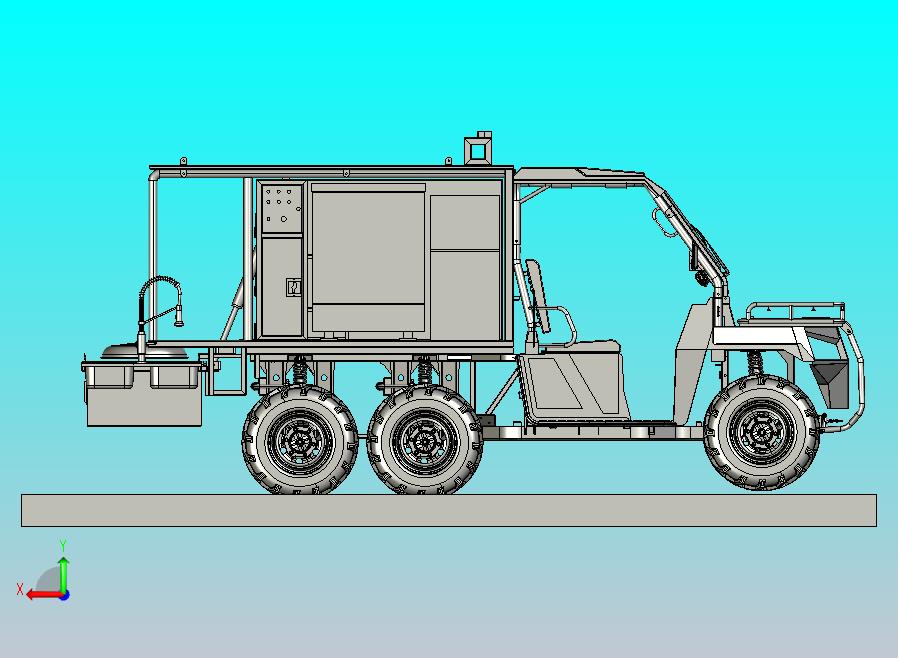 野战全地形轻型炊事车