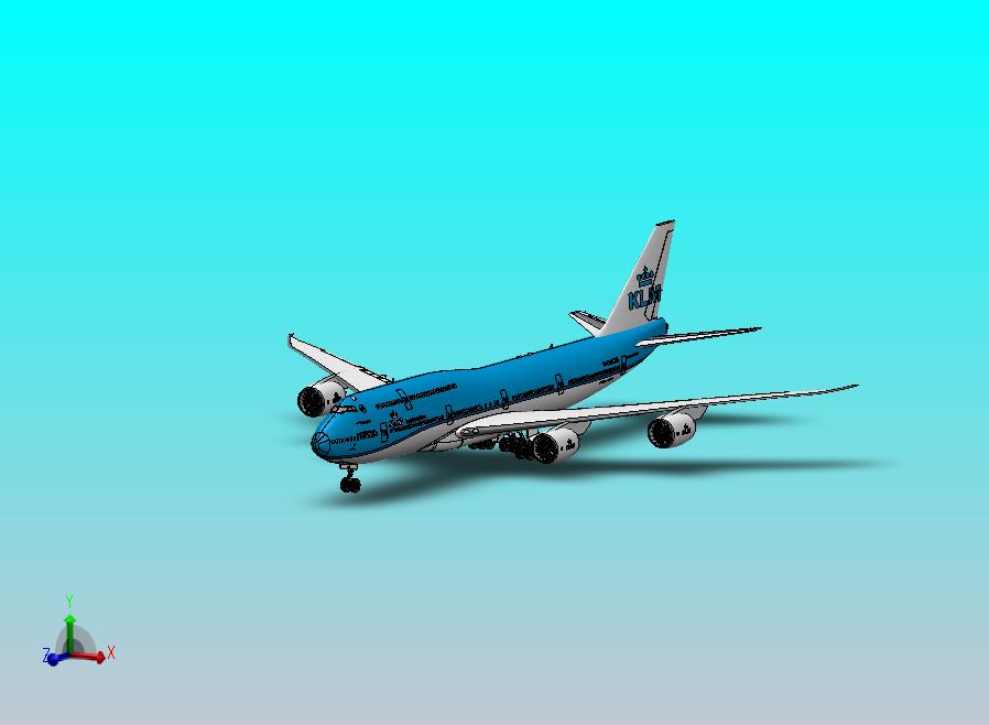 波音747-8飞机