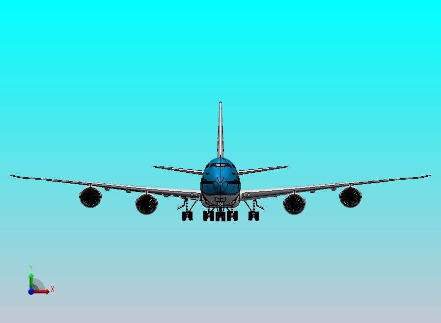 波音747-8飞机