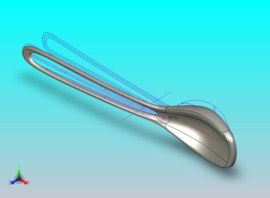 餐具勺子模型