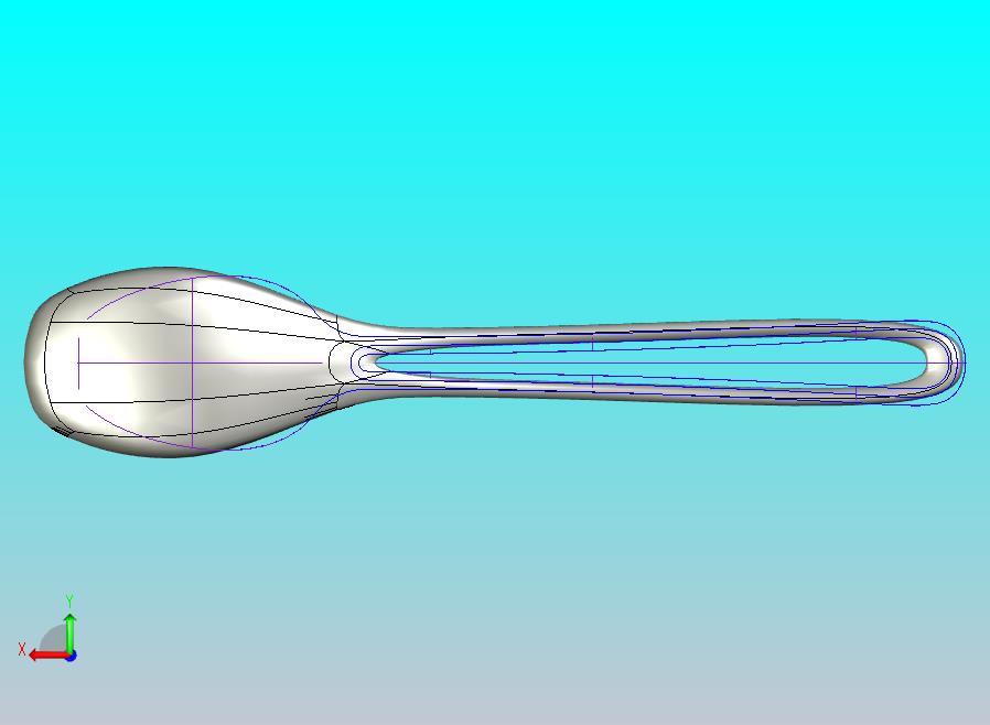 餐具勺子模型