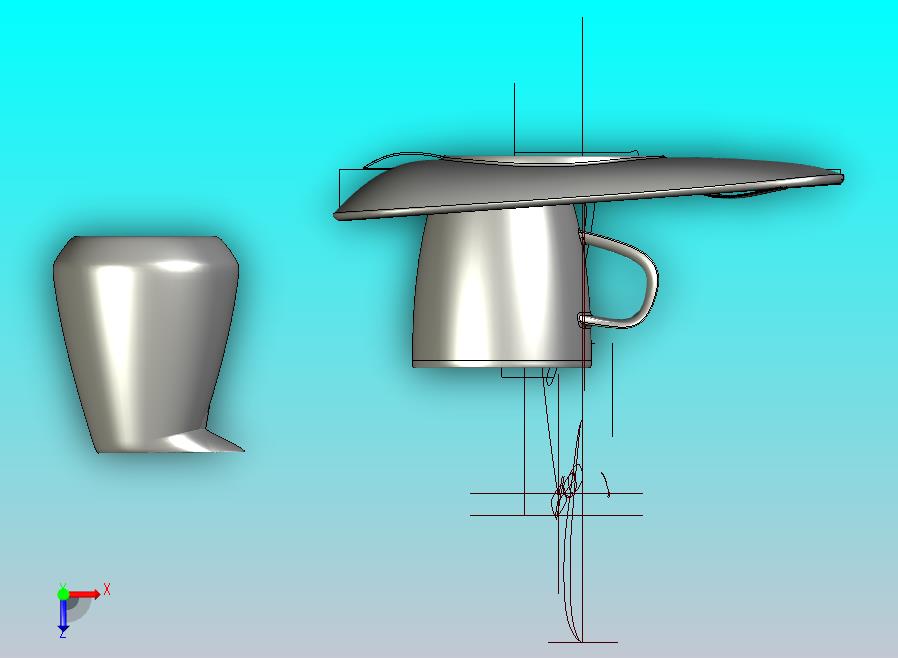 茶具模型