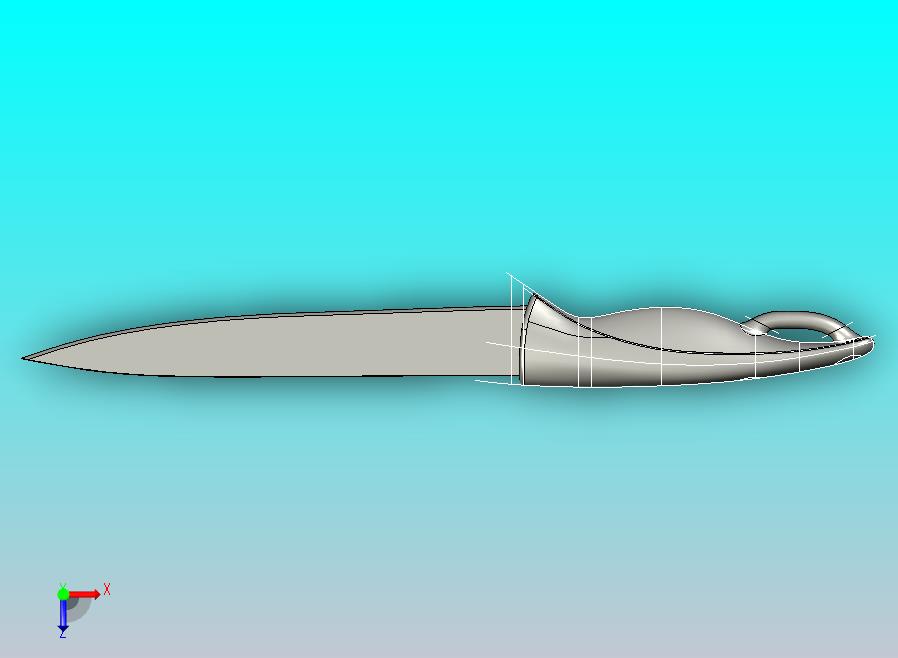 炊具刀模型