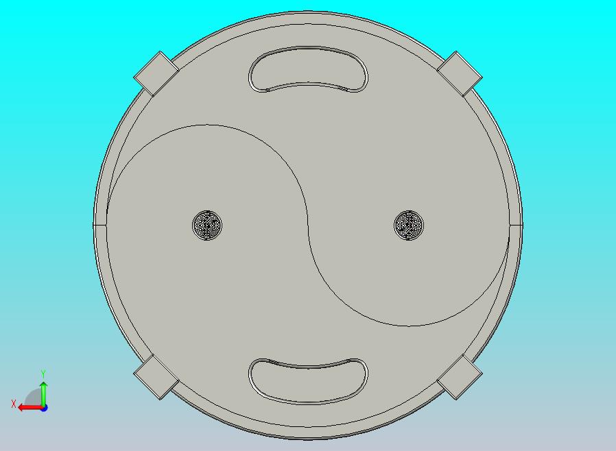 太极茶具模型