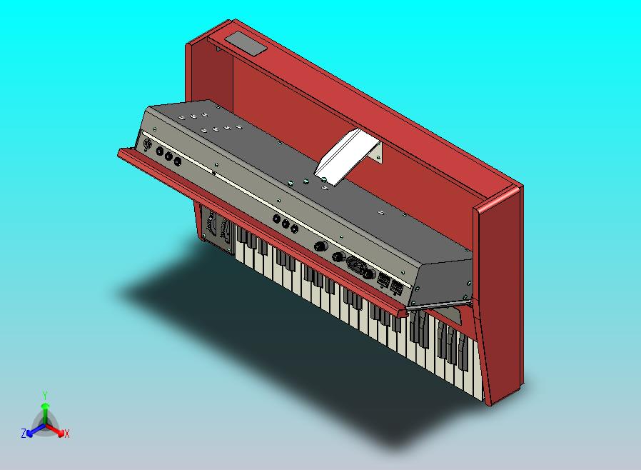便携音乐设备模型折叠式