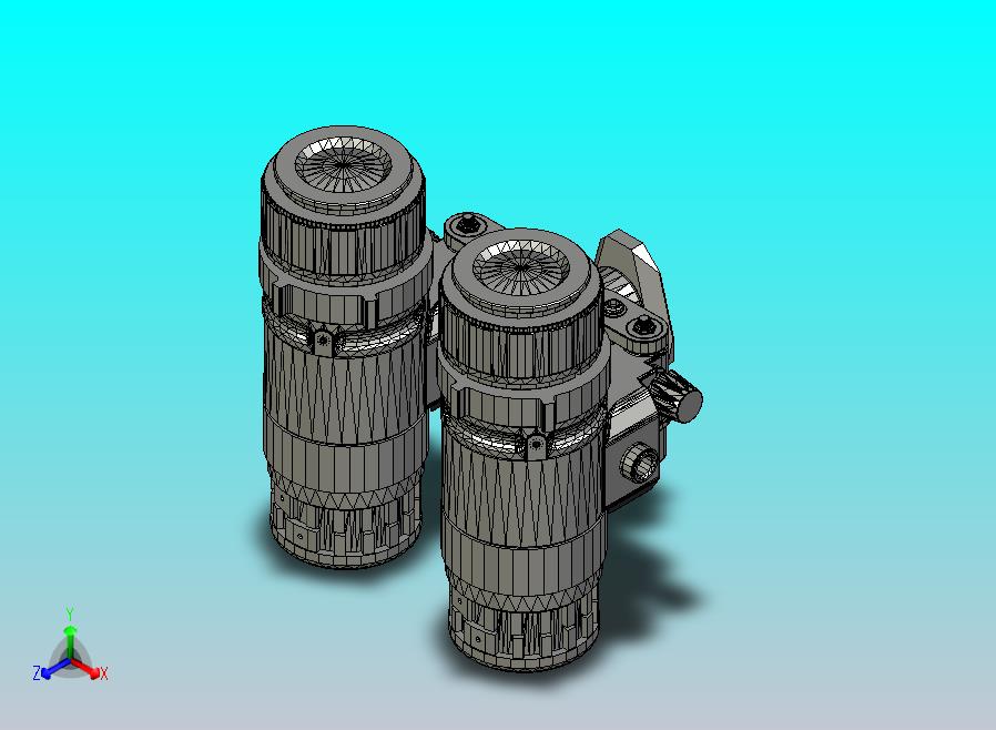 可伸缩双筒望远镜